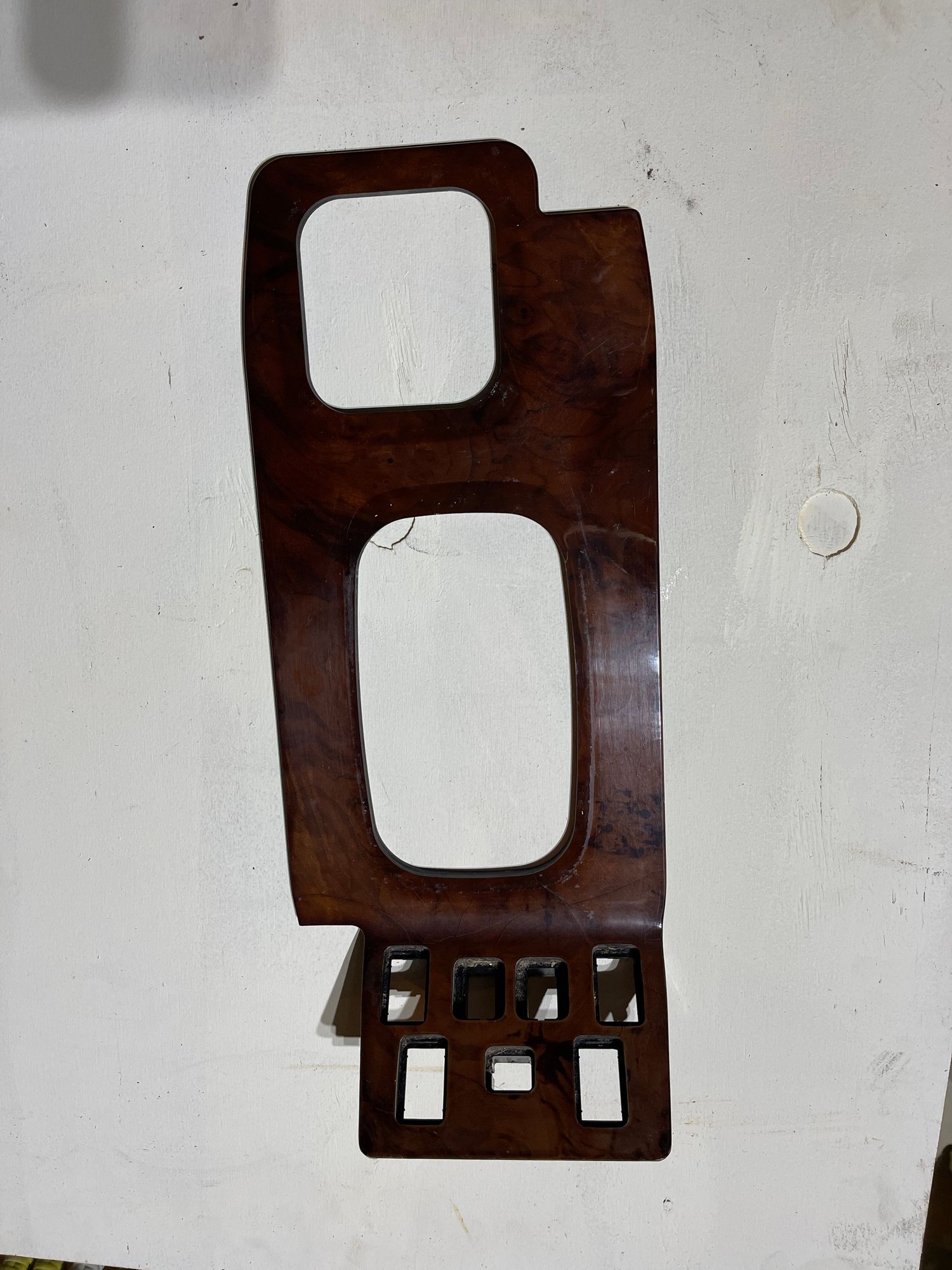 Interior/Upholstery - Wood shifter bezel trim deck switch plate - Used - 1998 to 2004 Land Rover Discovery - West Chester, OH 45069, United States