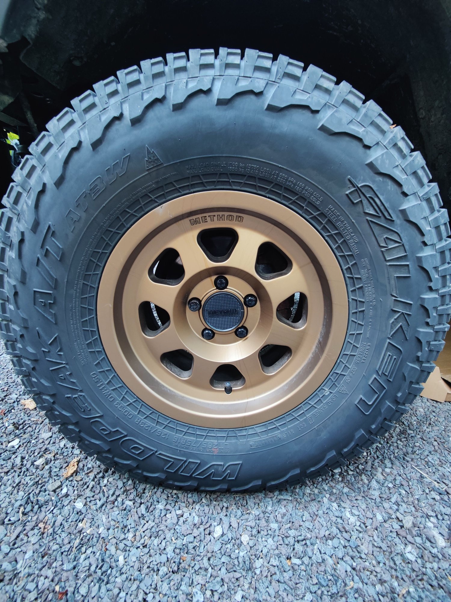 Wheels and Tires/Axles - (5) 16x8 Methods Bronze with 285/75/16 Wildpeak AT3s - Used - 2001 to 2004 Land Rover Discovery - New Hope, PA 18938, United States