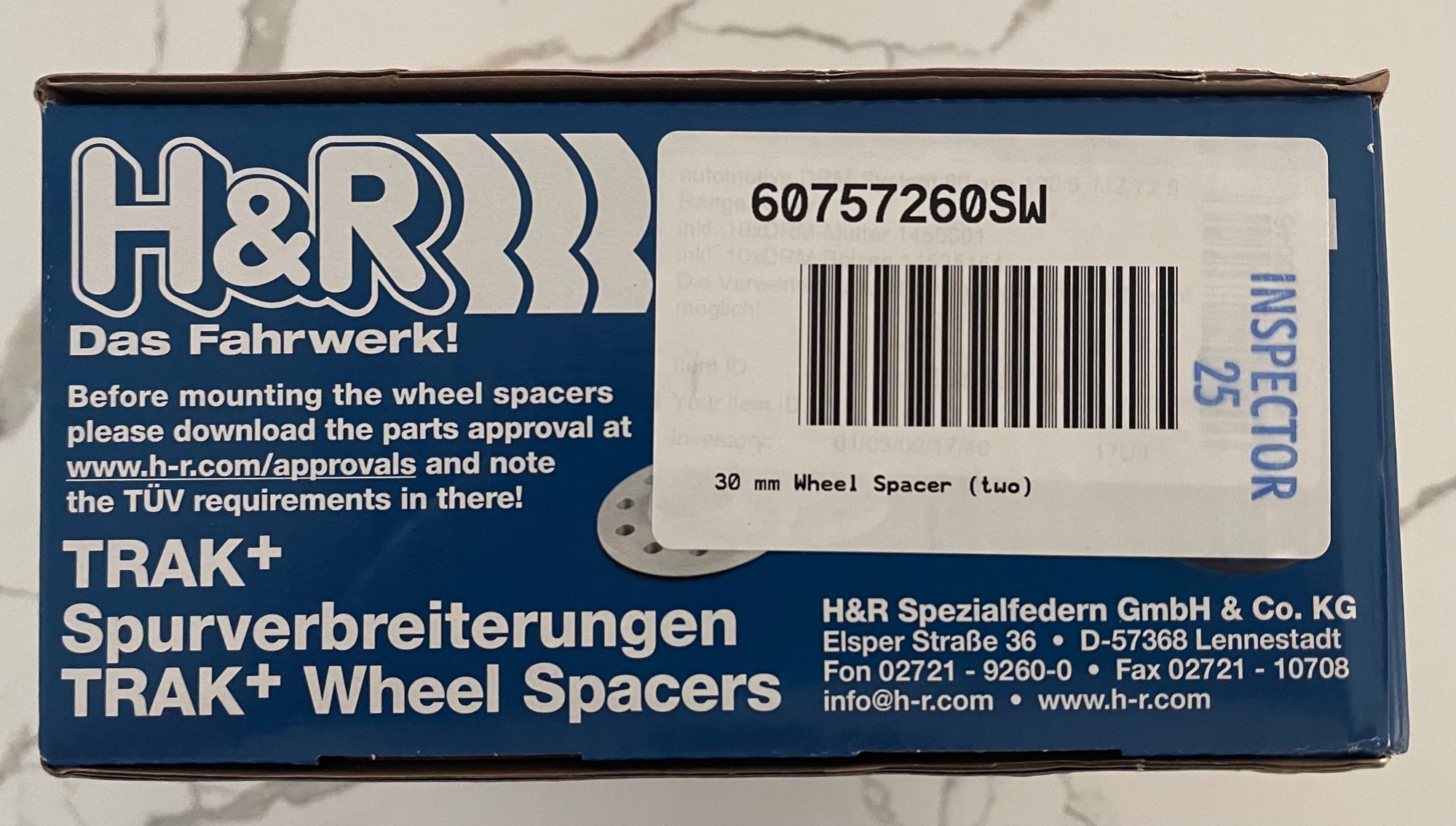 Wheels and Tires/Axles - H&R 30mm DRM Bolt-On Wheel Spacers for Land Rover Range Rover 5x120/72.5/14x1.5/Black - New - 2014 to 2022 Land Rover Range Rover Sport - Poway, CA 92064, United States