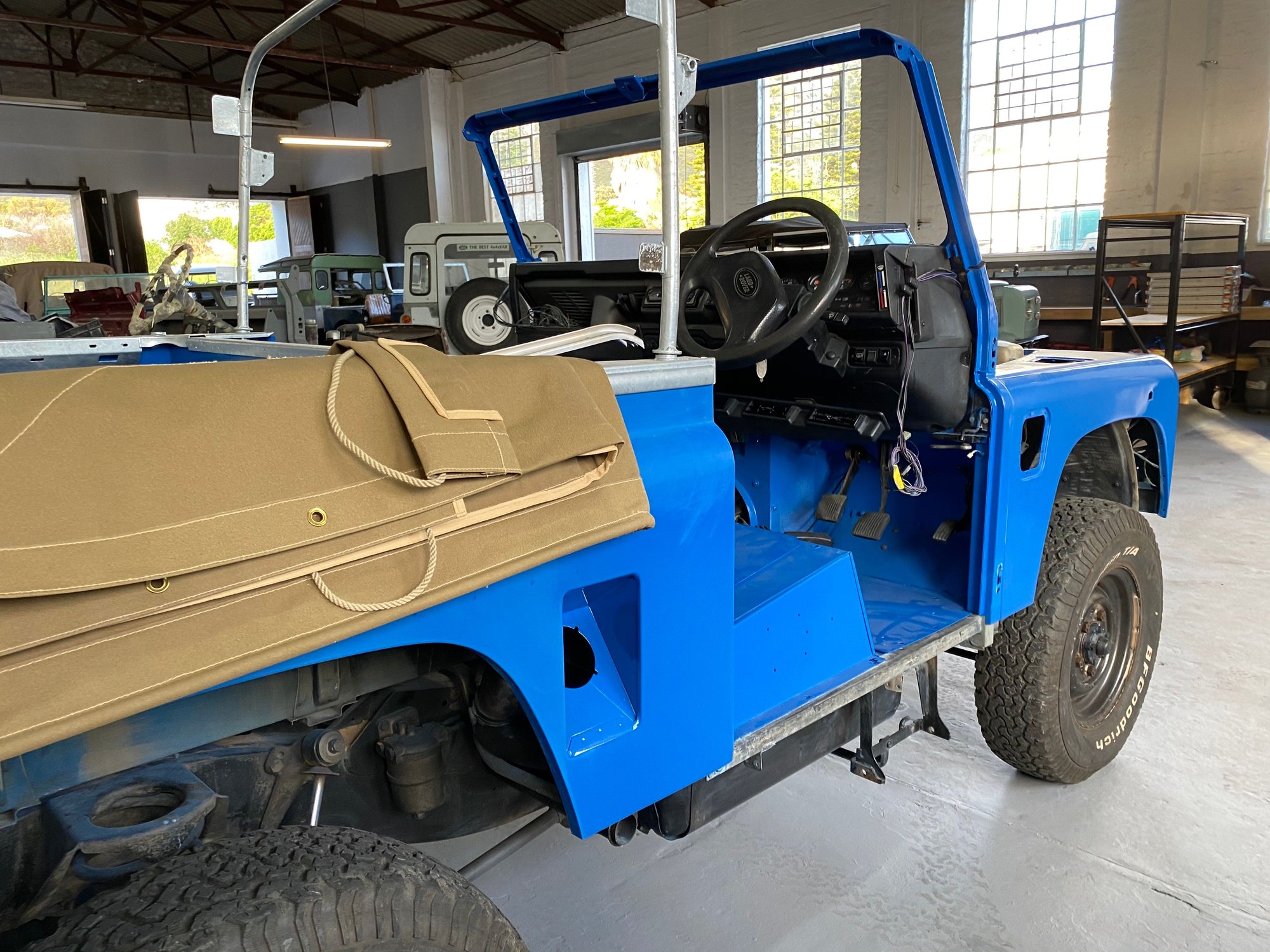 1997 Land Rover Defender 90 - Land Rover defender 90 300 Tdi Soft-Top (Frame-on Restored) - Used - VIN 16L52554A - 1 Miles - 4 cyl - 4WD - Manual - SUV - Blue - Atlanta, GA 30305, United States