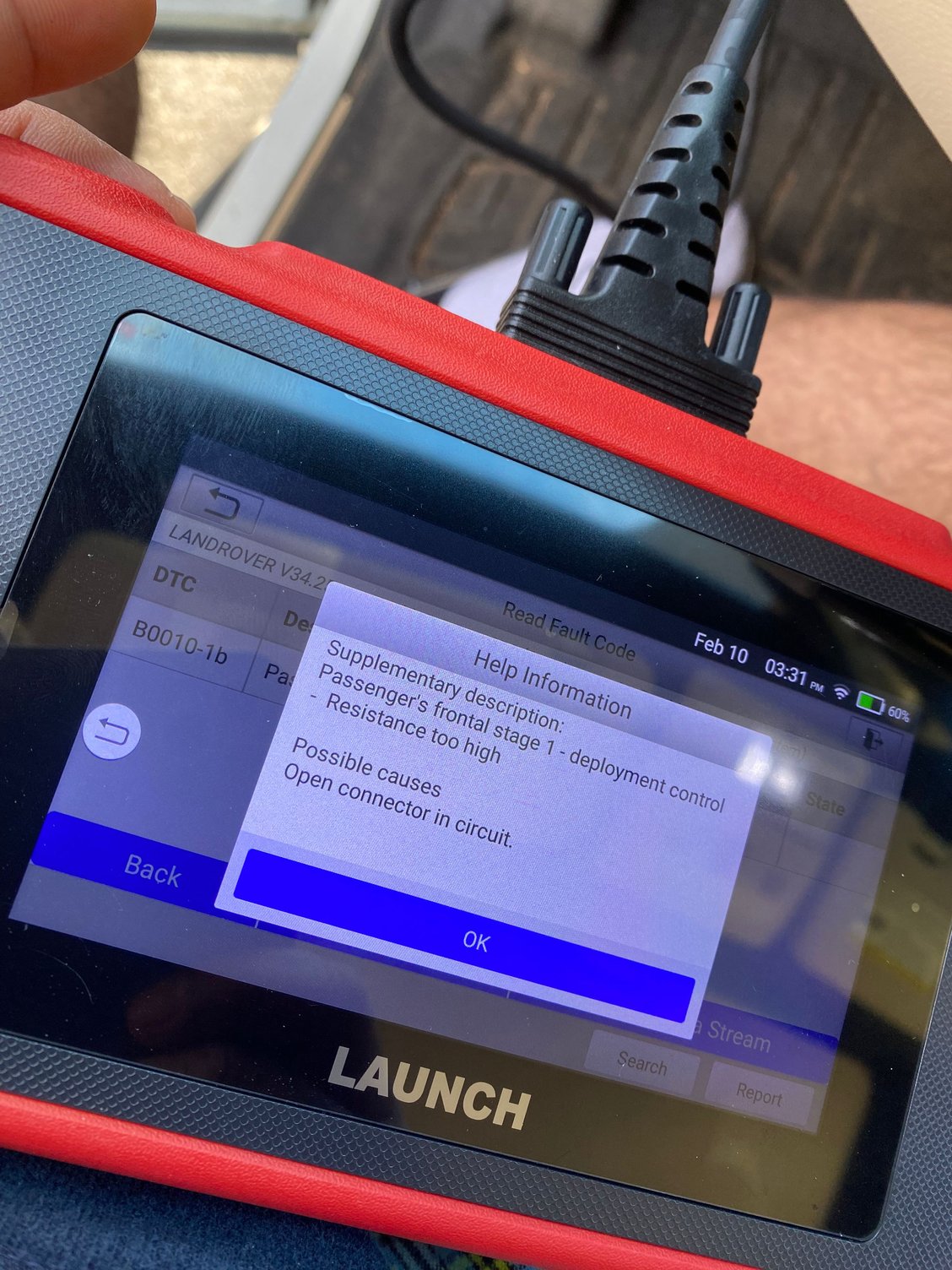 2007 RRS NAS/LHD SRS Code B00101b Range Rovers Forum