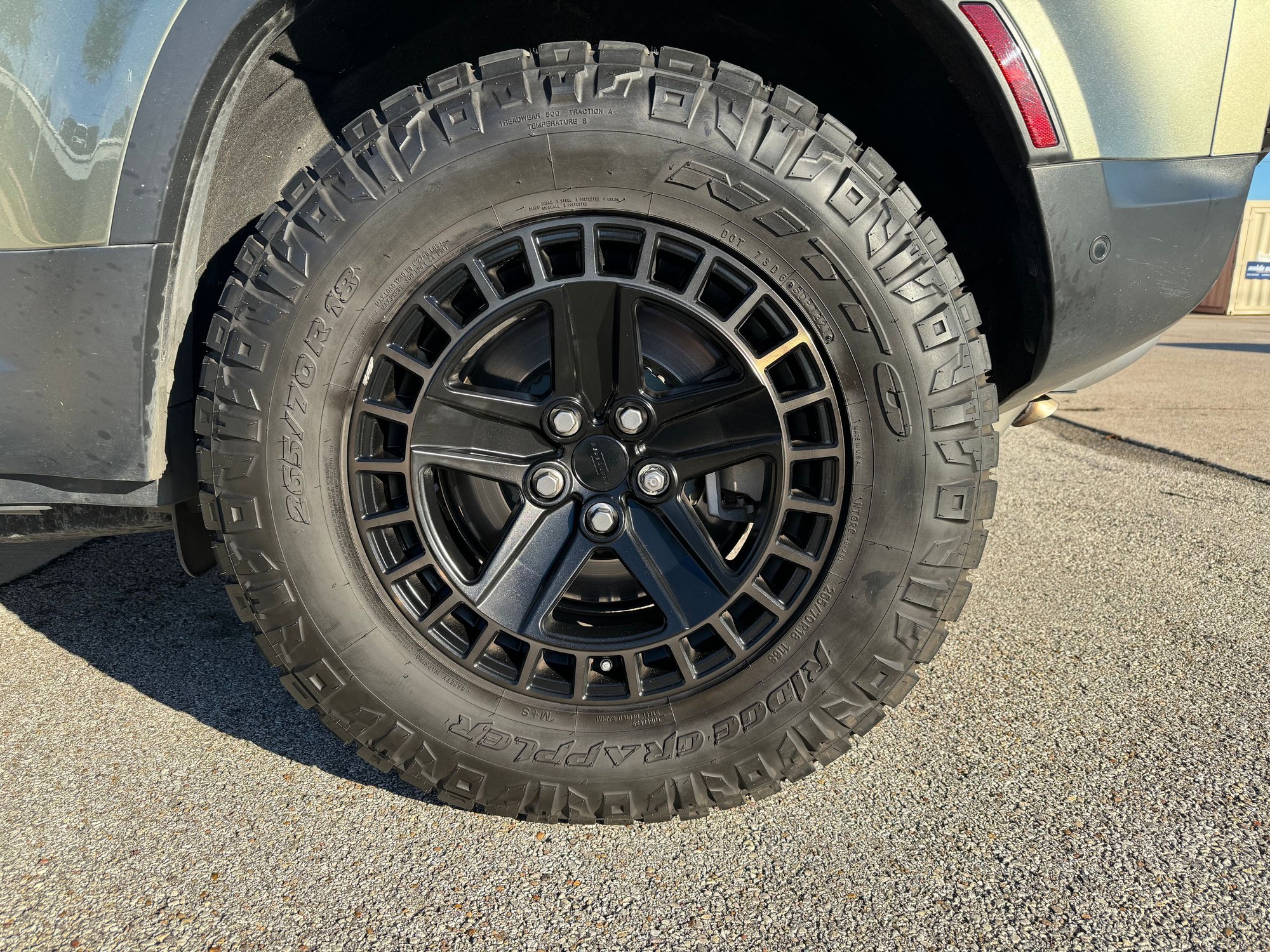 Wheels and Tires/Axles - 18 inch rim/tire nitto ridge grappler 265/70/R18 Redbourne Alston 18" - Used - 2020 to 0  All Models - Houston, TX 77025, United States