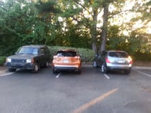 Fine parking jobs.  The other two where like that when I got there.