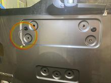 Coax cable installed