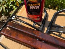 Cleaner wax took junkyard wood piece to new looking btw. 