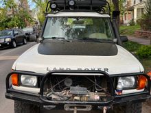 Control box will need to be rewired as winch was previously mounted upside down in an ARB bumper. 