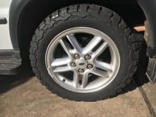 2020 New BF Goodrich All Terrain tires. Strongest tire I could find for on and off road.   