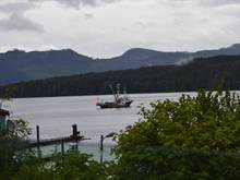 Fishing boat heading out