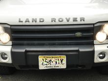 center (black) bumper cracked (probably brittle from weather and time)