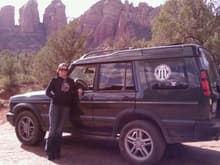 Irma and myself in happier times enjoying the Sedona red rocks on Soldier's Pass trail.  *swoon*