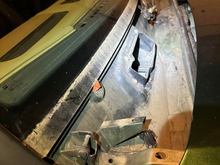 Cowl removed