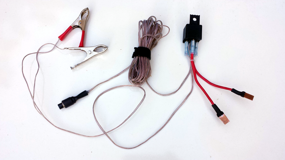 After the traditional bleeding I did the "HDC bleeding" and at last a power bleeding with the self made kit above. Take the ABS relay out, bridge the ABS relay, open bleeder screw, let it flow until clean and no bubbles, close bleeder screw (ignition off).    