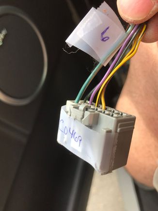 Marking of connector based on diagram identifier
