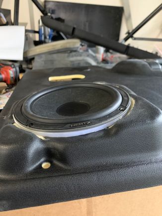 Made some mounting rings from Walmart cutting board