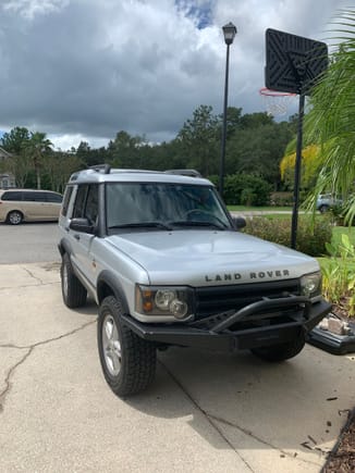 New tires and bumper with 2 inch lift. 