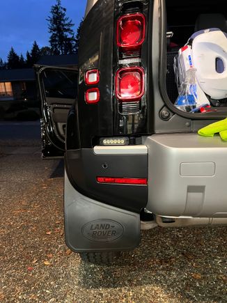 Drivers side done! Noticeably brighter on the back up camera and surrounding area. Super excited for the modification and highly recommended. 