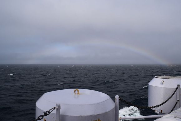 Entering the Aleutian Islands