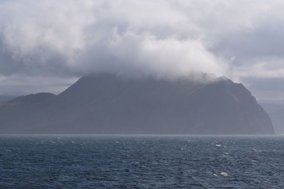 Entering the Aleutian Islands