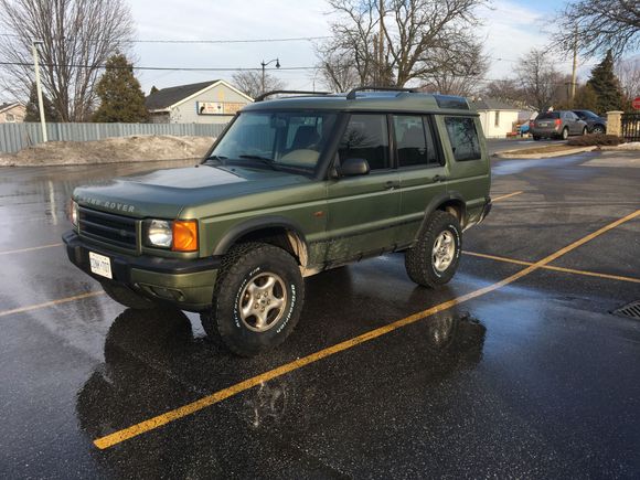 I got some 285/75r16 bfg all terrains next. Than I removed the transfer case lockout solenoid, installed a diff lock from lucky8, changed all the fluids