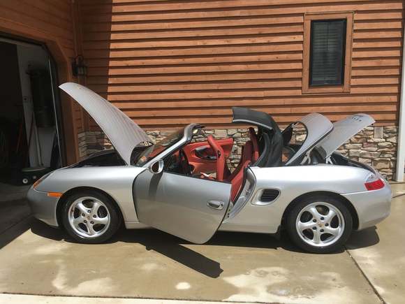 28k miles, with rare factory OEM hardtop