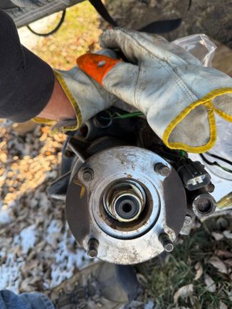 Flange on old gearbox 