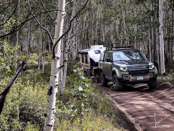 Heading into the Fourmile forest area near Buena Vista, CO