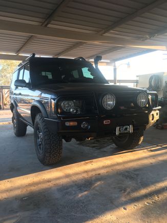 Also installed an ARB bumper and Warn winch.