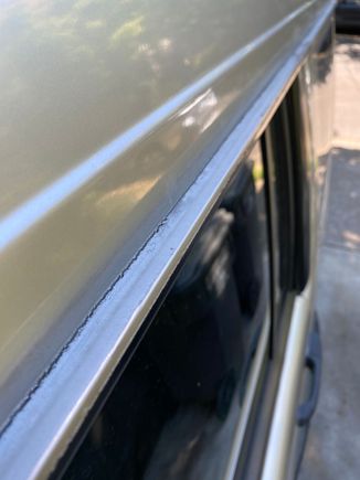 All the way down the side