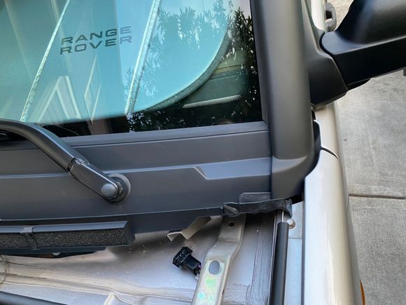 Wiper arms on!