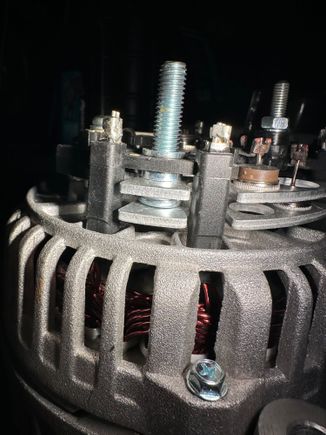 Made in China - The main positive connector is a free floating screw that doesn’t seem to positively connect unlike the OEM Bosch