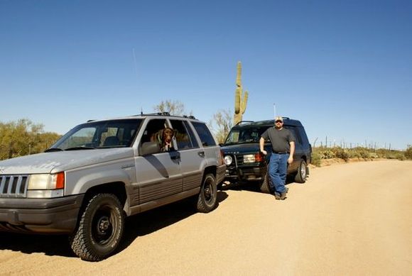 Start of the trip up Four Peaks near Phoenix, AZ
