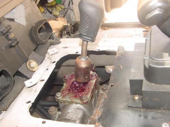 CDL shifter all lubed up