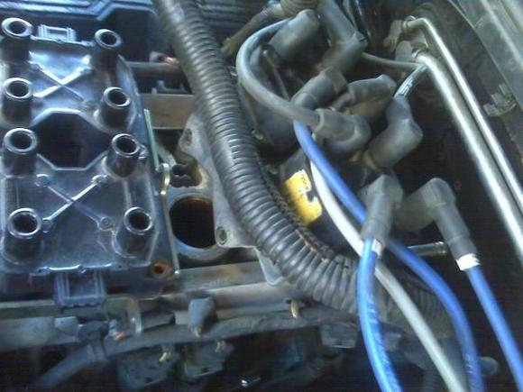 New coil pack and old about to be swapped.