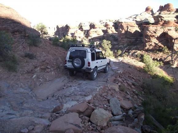 Elephant Hill south of Moab