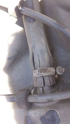 Step 14e Using Helper or a handy jack gently lower the tank from the left