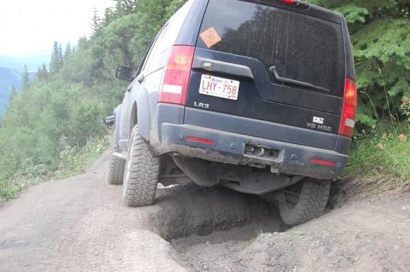 Through a wash-out
