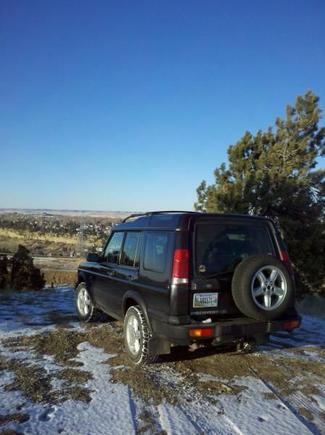 Looking out over Billings, Montana