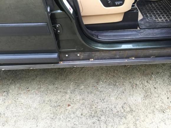 Sliders door sill