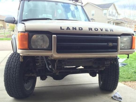 Old bumper removed... :D