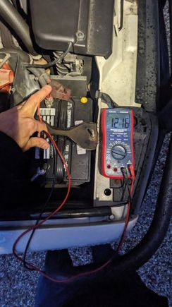Reading at Battery (Ignition OFF)