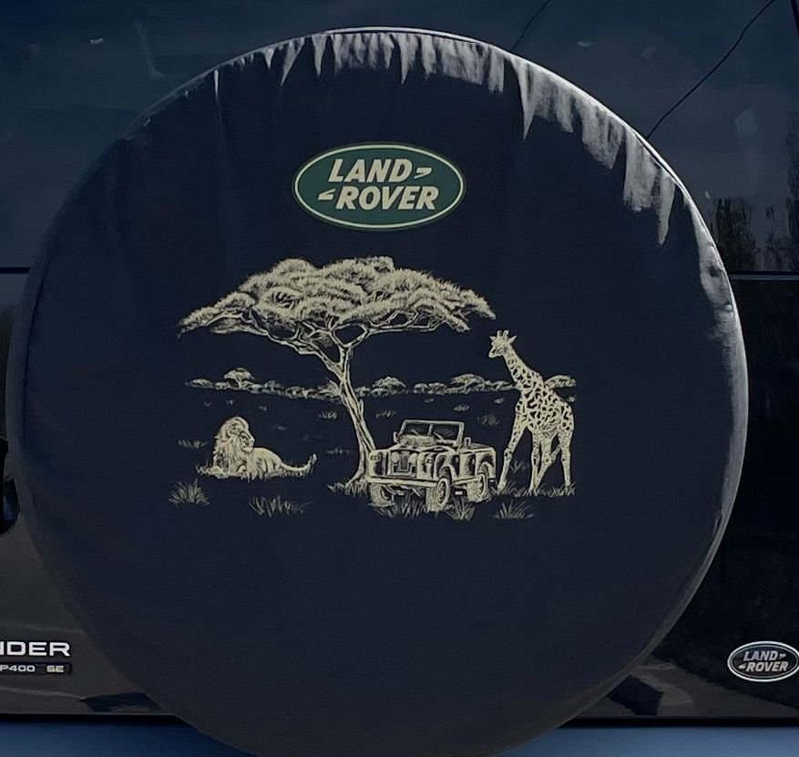 Wheels and Tires/Axles - Used L663 Defender (2020+) Safari Wheel Cover - Used - 2020 to 2024 Land Rover Defender 110 - Chicago, IL 60044, United States