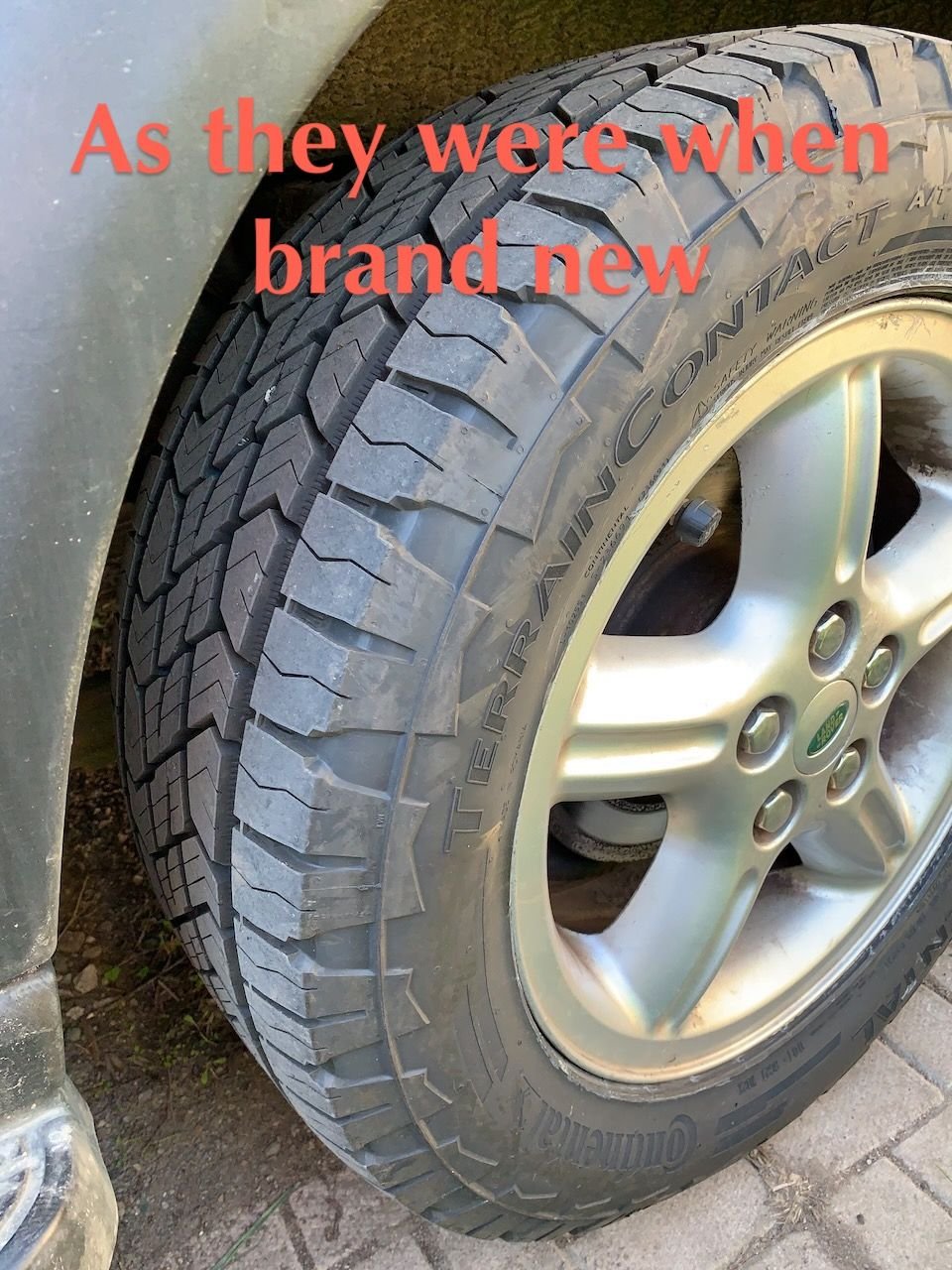 Wheels and Tires/Axles - Best Stock tires, very low milage. Continental TerrainContact 255/55r18 - Used - 2001 to 2004 Land Rover Discovery - Toronto, ON M6P3T5, Canada