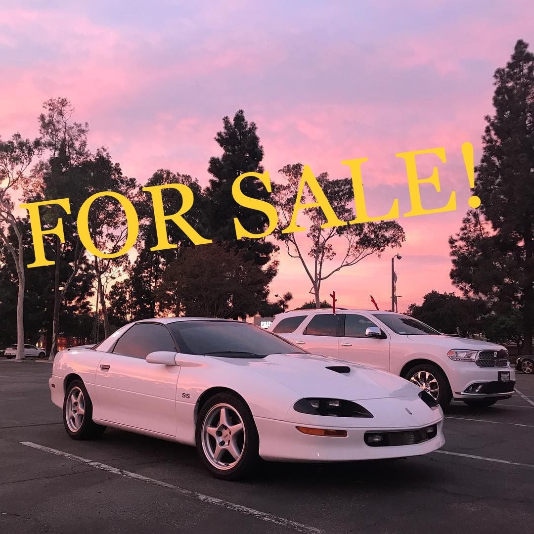 1996 Chevrolet Camaro - 1996 Camaro SS - Used - VIN 2G1FP22P2T2144818 - 96,000 Miles - 8 cyl - 2WD - Coupe - White - Lake Elsinore, CA 92530, United States