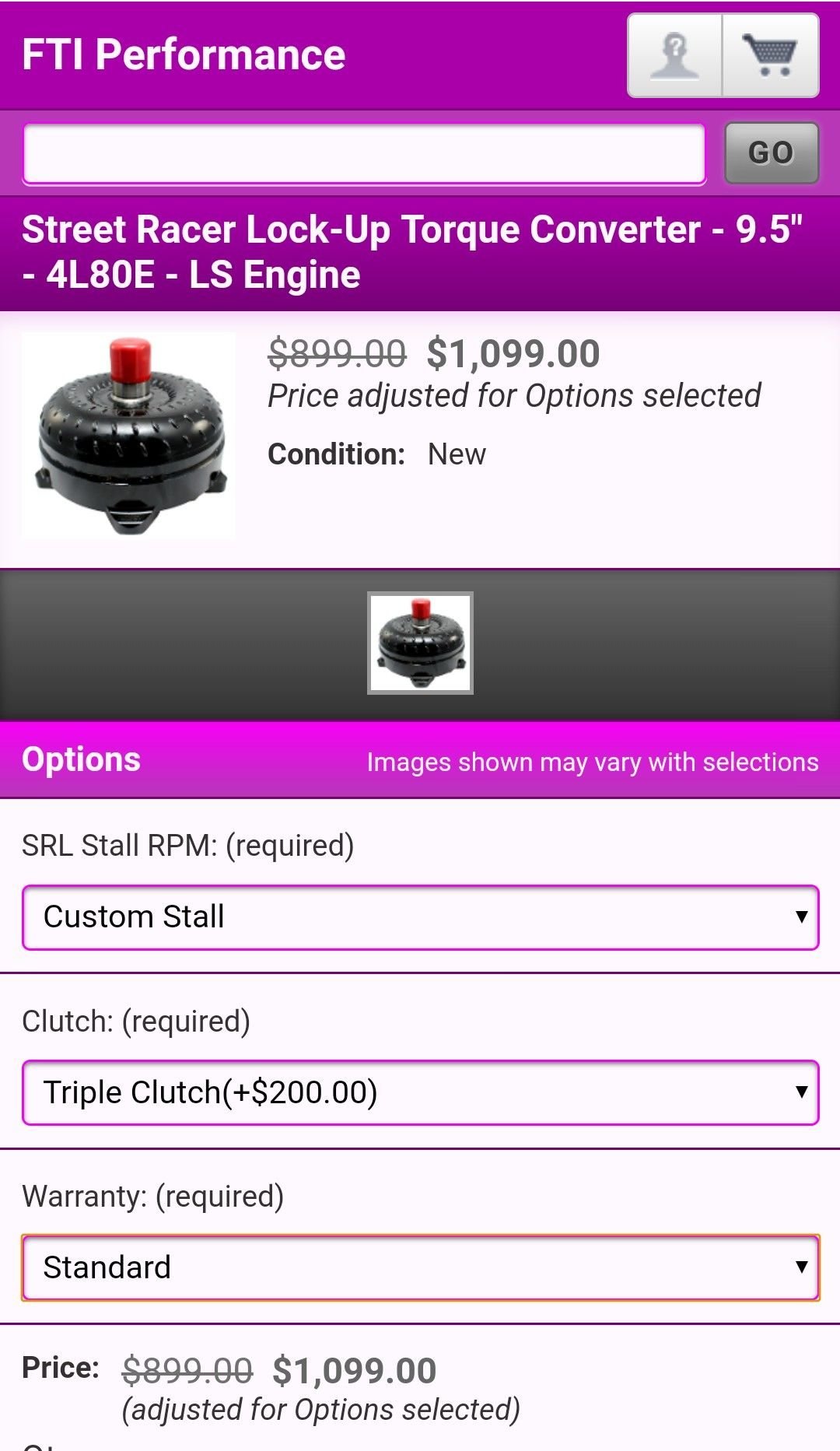  - 4L80E Torque Converter - FTI Performance Triple Clutch - Melbourne, FL 32940, United States