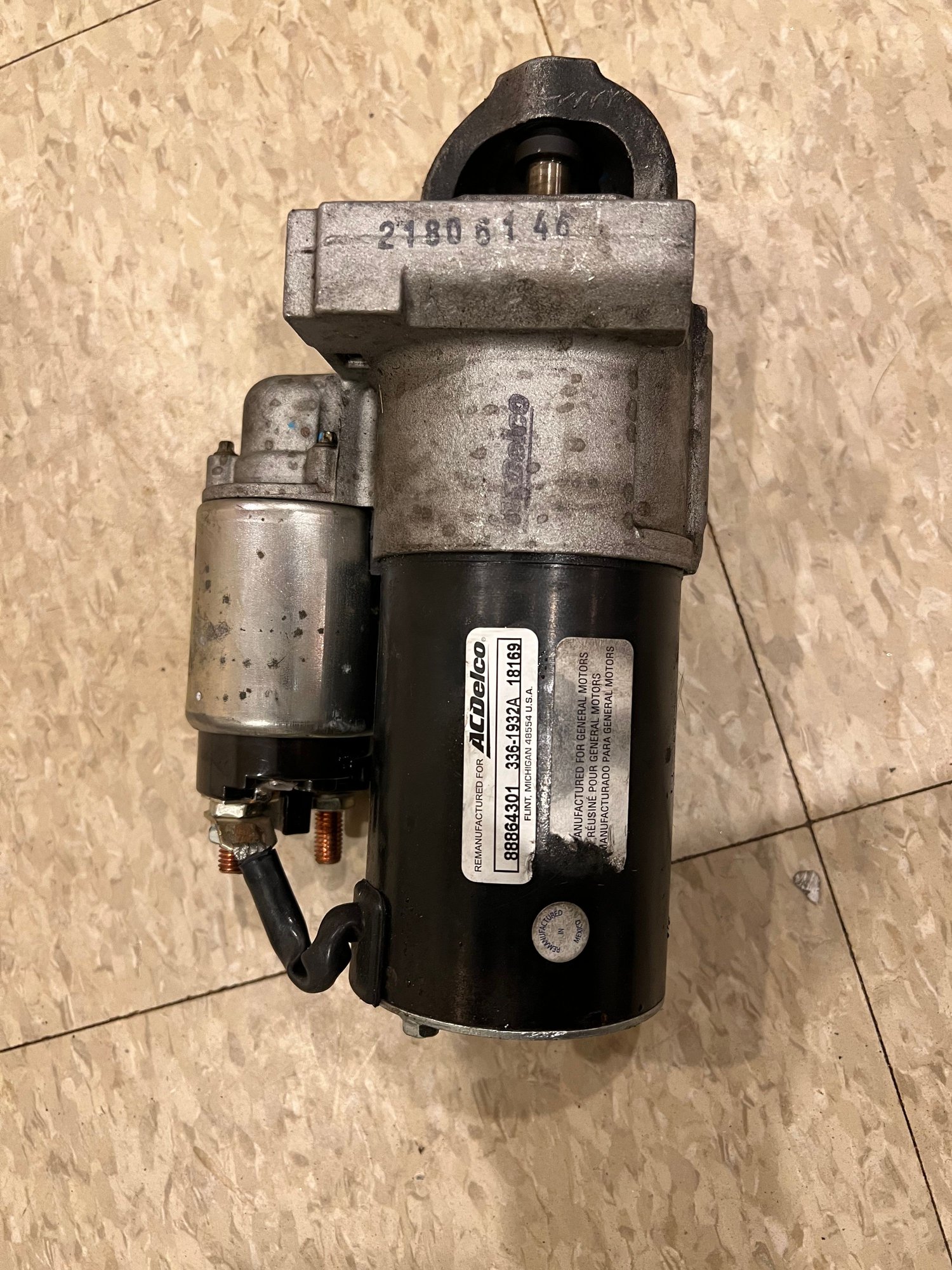 Engine - Electrical - ACDELCO Starter LS1 Style - Used - 0  All Models - Milford, CT 06461, United States