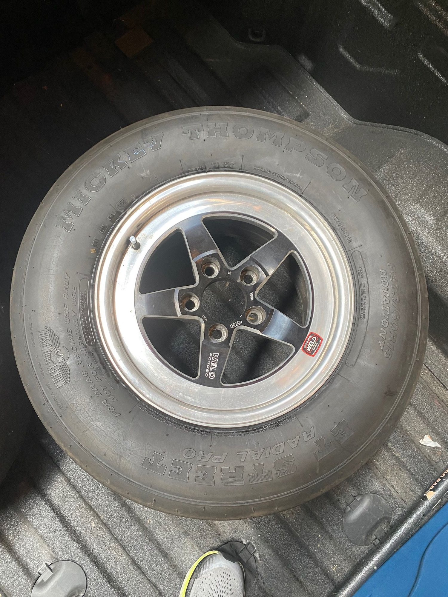 Wheels and Tires/Axles - Used Weld wheels, S71 Black, 15x10 with 7.5" BS, 5x4.75" fit for F-body - Used - 0  All Models - Rochester, MN 55902, United States