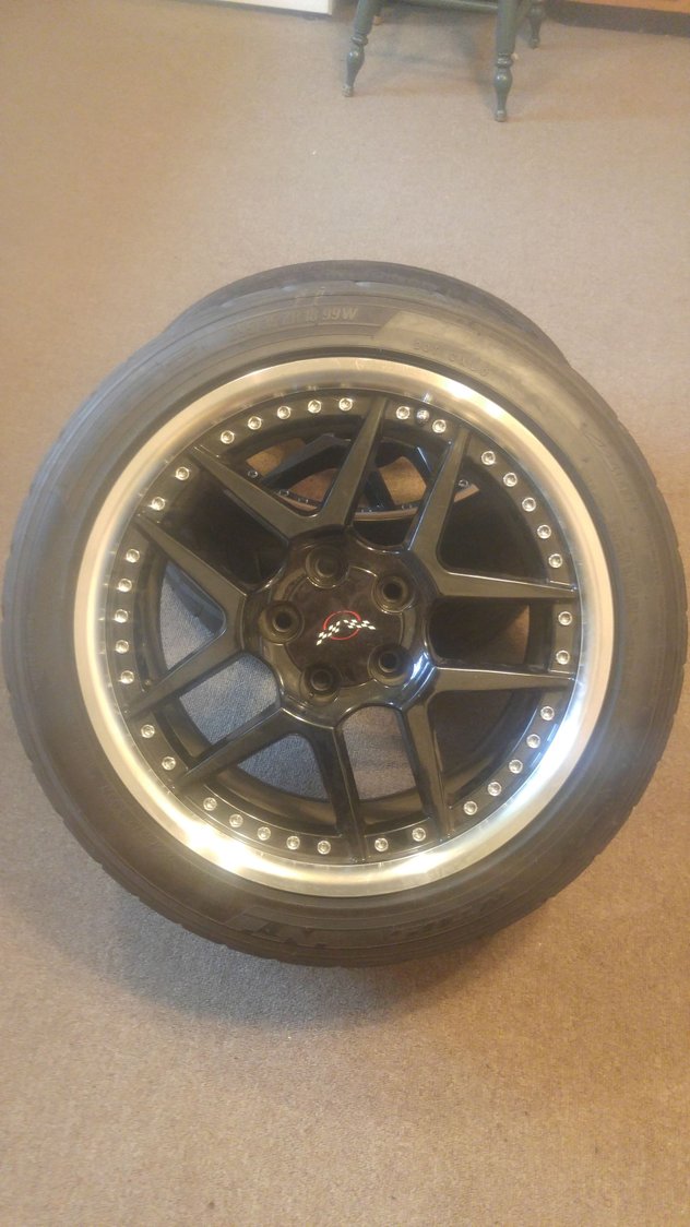  - 1 NT05 295/35R/18 tire on rear Z06 rep wheel - Geneva, IL 60134, United States