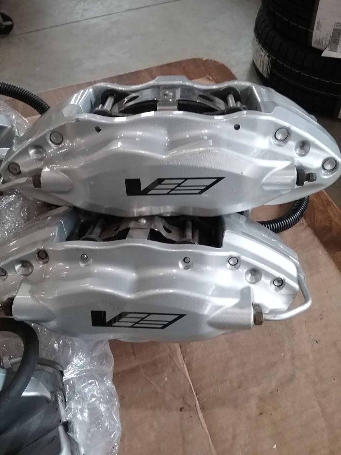 Cadillac CTSV 4 piston Brembo front brake calipers ctsv LS1TECH