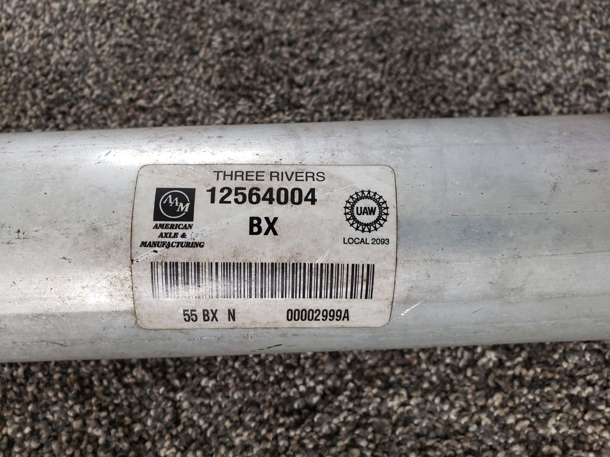  - Umi 6 spd aluminum drive shaft - Traverse City, MI 49685, United States
