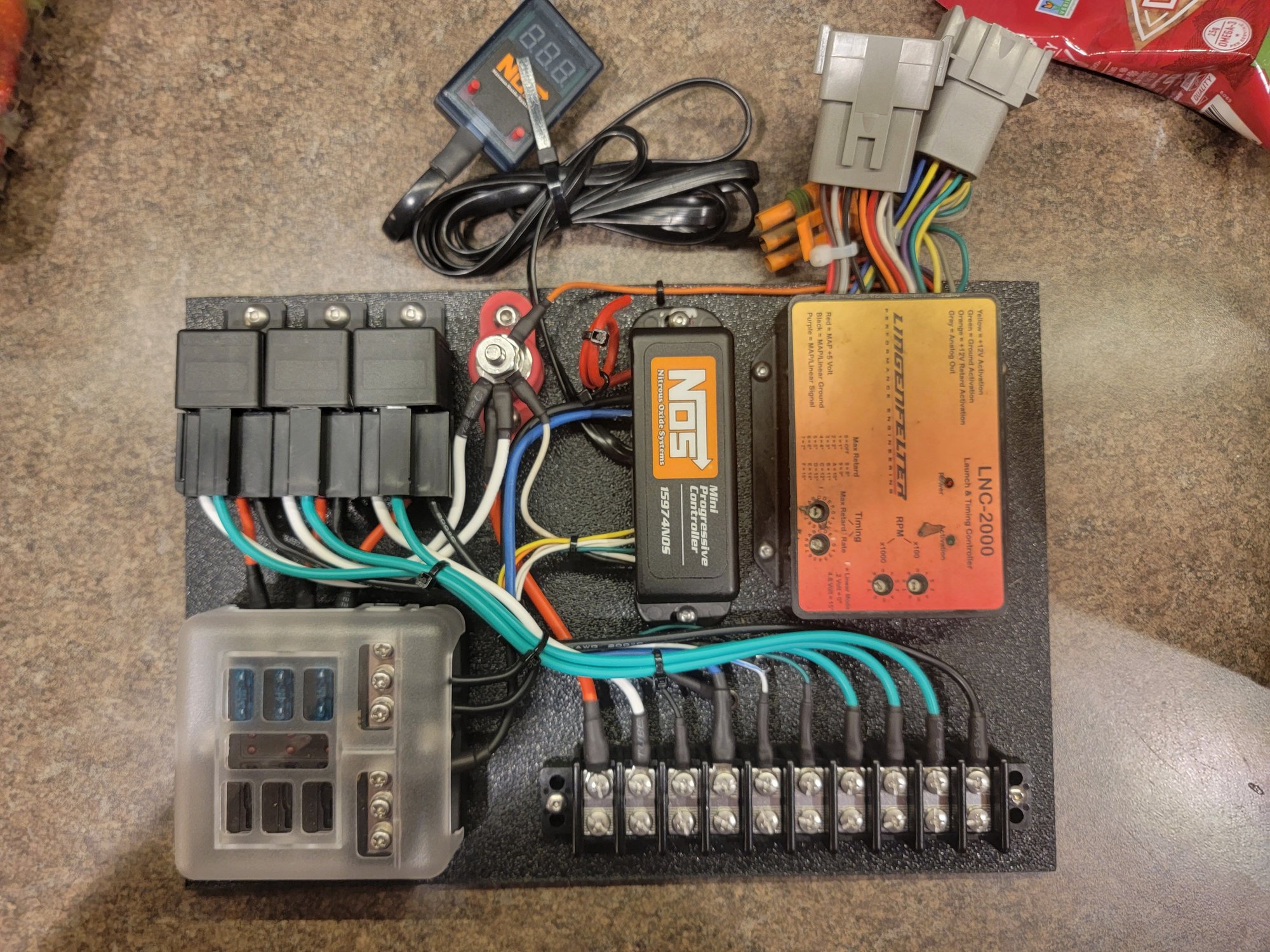 Nitrous System Control Panel LNC2000 + Nos Mini Progressive LS1TECH